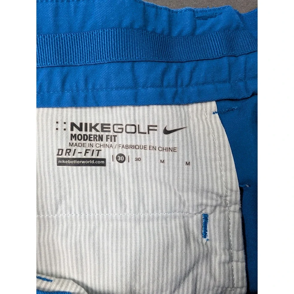 Nike‎ Golf Modern Fit Dri-FIT Blue Shorts 833233-433 Mens 30